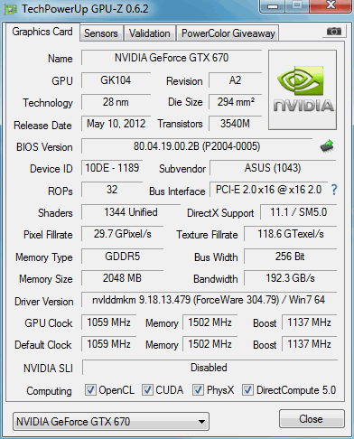 screen GPU-Z