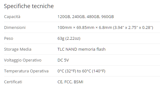 ssd220s transcend spec