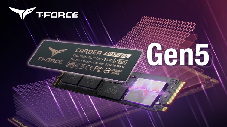 TEAMGROUP T FORCE CARDEA Z540 M.2 PCIe 5.0 SSD