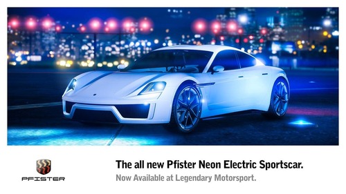 gta online pfistern neon electric sportscar