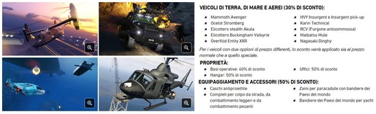 gta online sconti fine giugno